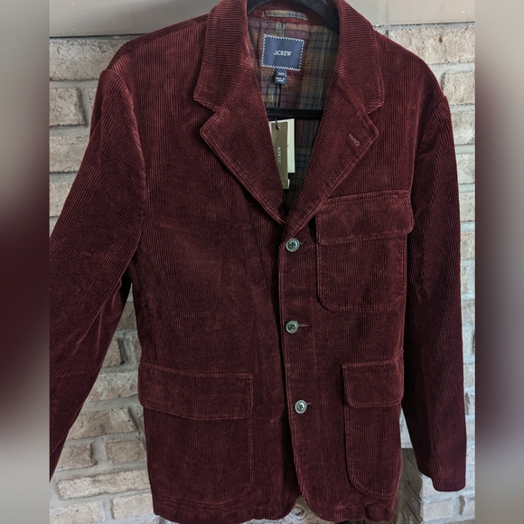 NWT JCrew Flannel-lined chore blazer in Italian cotton corduroy - size 38S - Picture 5 of 16